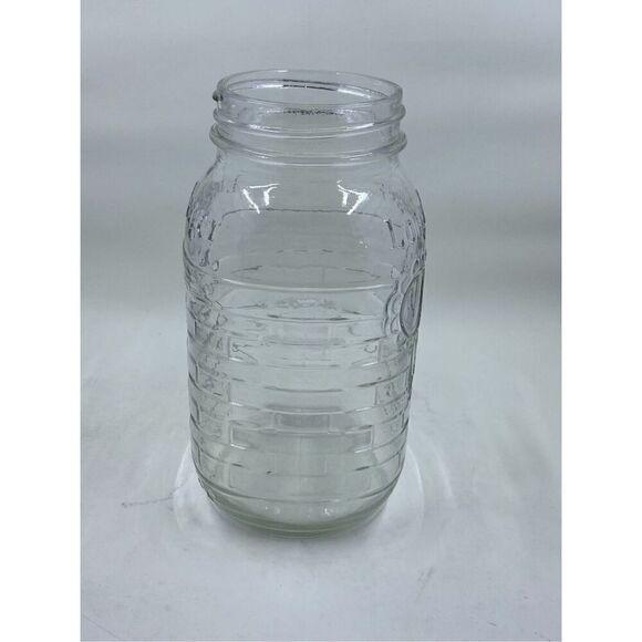 Longaberger  COLLECTOR Blue Rbbon Ball Mason 1 Qt Jar, made in USA - Picture 6 of 6